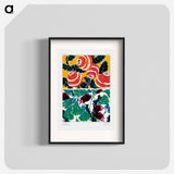 Suggestions pour étoffes et tapis: 60 motifs en couleur - E.A.セギー Poster.