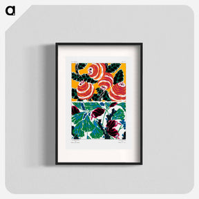 アートポスター-Suggestions pour étoffes et tapis: 60 motifs en couleur - E.A.セギー Poster.