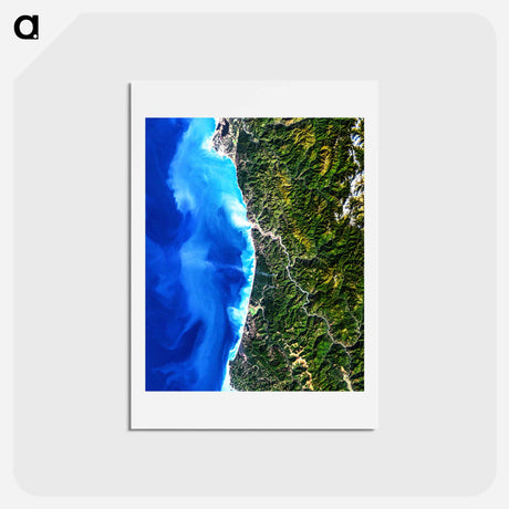 アートポストカード-Redwood National Park
 - 上空からの地球 Postcard.