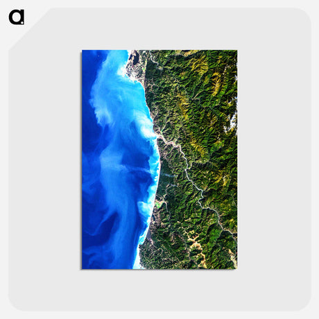アートポストカード-Redwood National Park
 - 上空からの地球 Postcard.