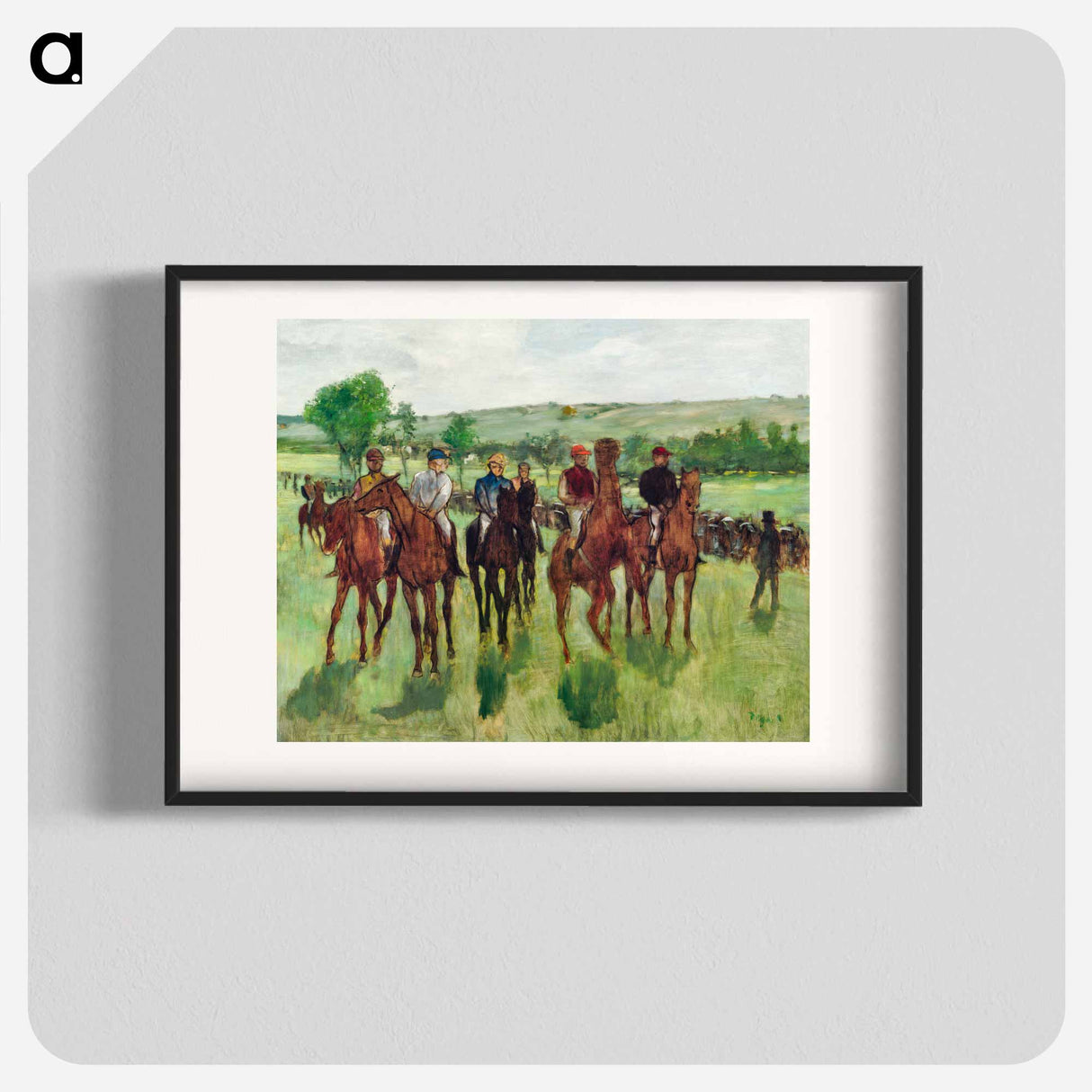 The Riders - Edgar Degas Poster.