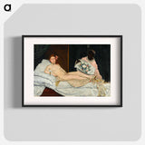 The title is not explicitly mentioned in the provided description. Please provide a description that includes a title for extraction. - Edouard Manet Poster.