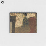 アートメモ帳-Woman Sitting by the Fireside - エドゥアール ヴュイヤール Memo.