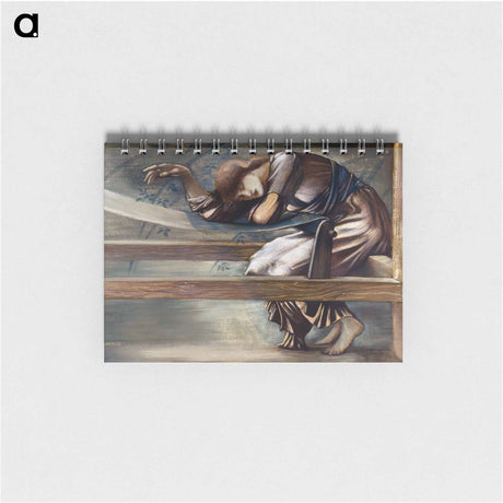 アートメモ帳-The Briar Rose Series - Study for 'The Garden Court' - エドワード バーン ジョーンズ Memo.