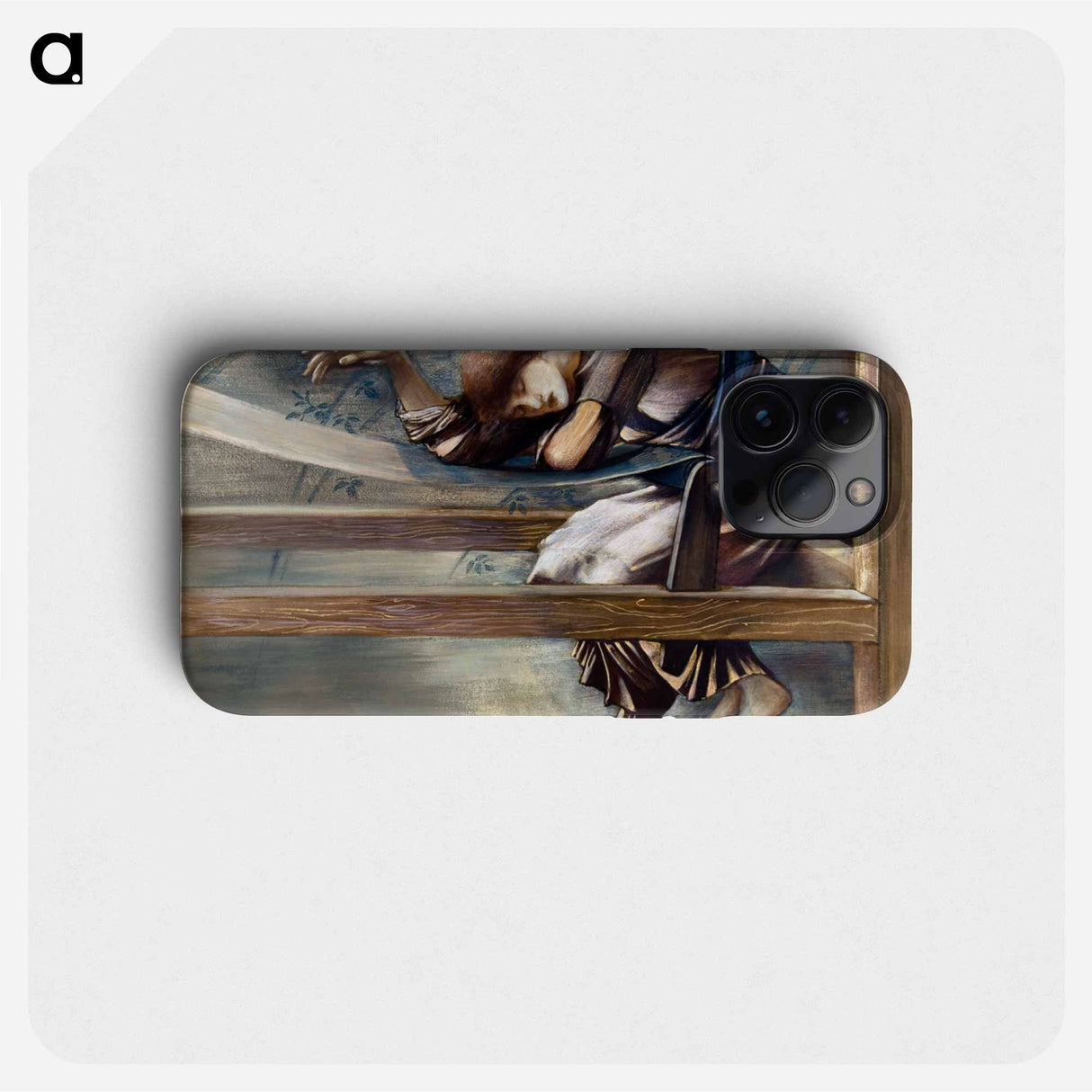 The Briar Rose Series - Study for 'The Garden Court' - エドワード バーン ジョーンズ Phone Case.