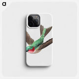 Colorful vintage hummingbird illustration - エルンスト ヘッケル Phone Case.