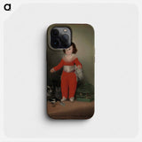 Portrait of the Son of the Count and Countess of Altamira - Francisco de Goya Phone Case.