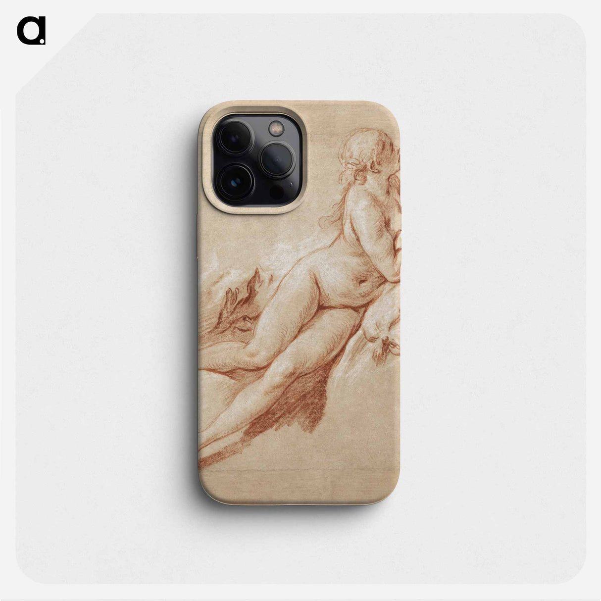 Francois Boucher's Study of a Reclining Nude - Francois Boucher Phone Case.