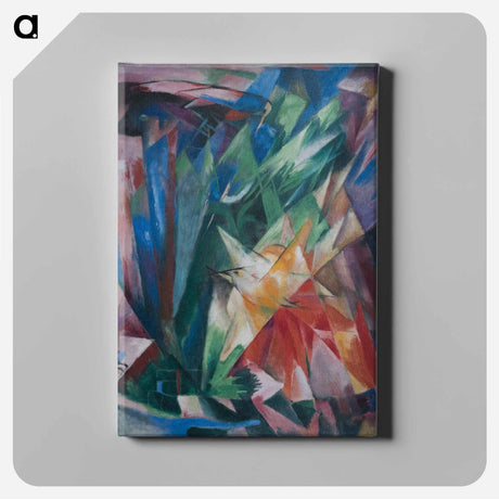 アートパネル-Birds - フランツ マルク Canvas.