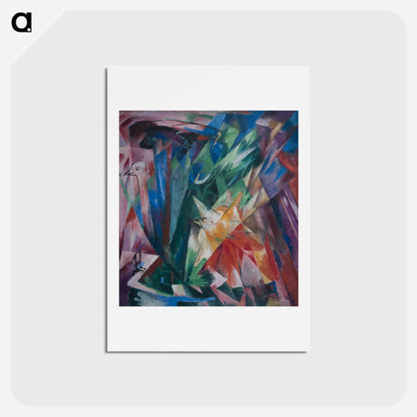 アートポストカード-Birds - フランツ マルク Postcard.