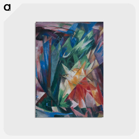 アートポストカード-Birds - フランツ マルク Postcard.