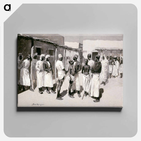 アートパネル-Slave Market
 - フレデリック レミントン Canvas.