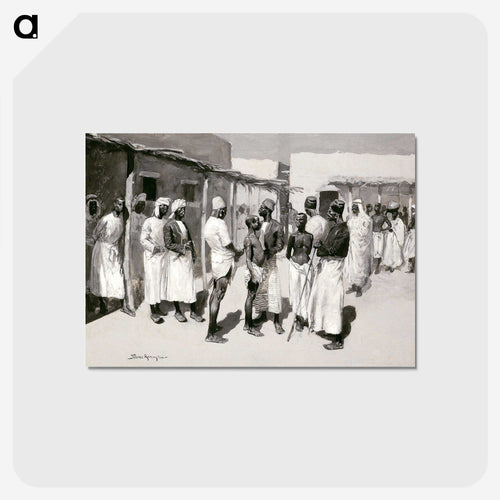 Slave Market
 - フレデリック レミントン Postcard.