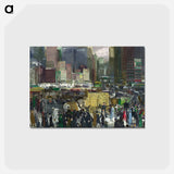 アートポストカード-New York - ジョージ ベローズ Postcard.