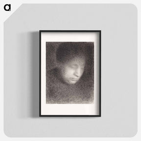 アートポスター-Madame Seurat, the Artist's Mother - ジョルジュ スーラ Poster.