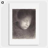 Madame Seurat, the Artist's Mother - Georges Seurat Poster.