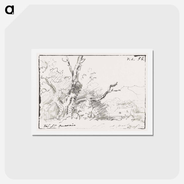 アートポストカード-Boomstudie
 - ジョージアス ヤコブス ヨハネス ファン オス Postcard.