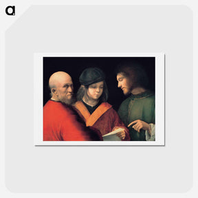 アートポストカード-The Three Ages of Man
 - ジョルジョーネ Postcard.