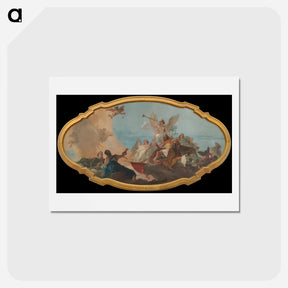 アートポストカード-The Glorification of the Barbaro Family
 - ジョバンニ バティスタ ティエポロ Postcard.
