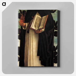 アートパネル-Polyptych of San Vincenzo Ferreri - ジョヴァンニ ベッリーニ Canvas.