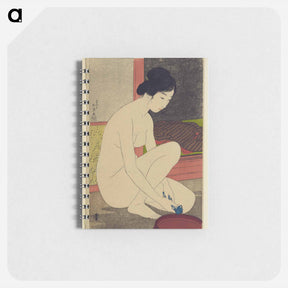 アートメモ帳-Woman after Bath - The Model Tomi after Bath
 - 橋口 五葉 Memo.