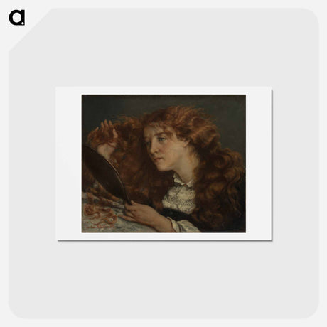 アートポストカード-ブラウン - ギュスターヴ クールベ Postcard.