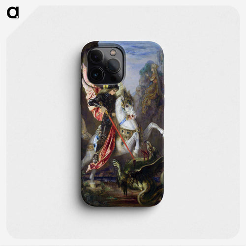 聖ゲオルギウスと竜 - ギュスターヴ モロー Phone Case.
