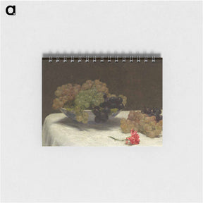 アートメモ帳-Still Life with Grapes and a Carnation - アンリ ファンタン ラトゥール Memo.