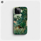 The Equatorial Jungle - アンリ ルソー Phone Case.