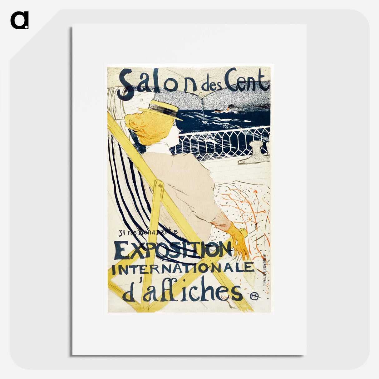 Salon des Cent poster - アンリ ド トゥールーズ ロートレック Poster.