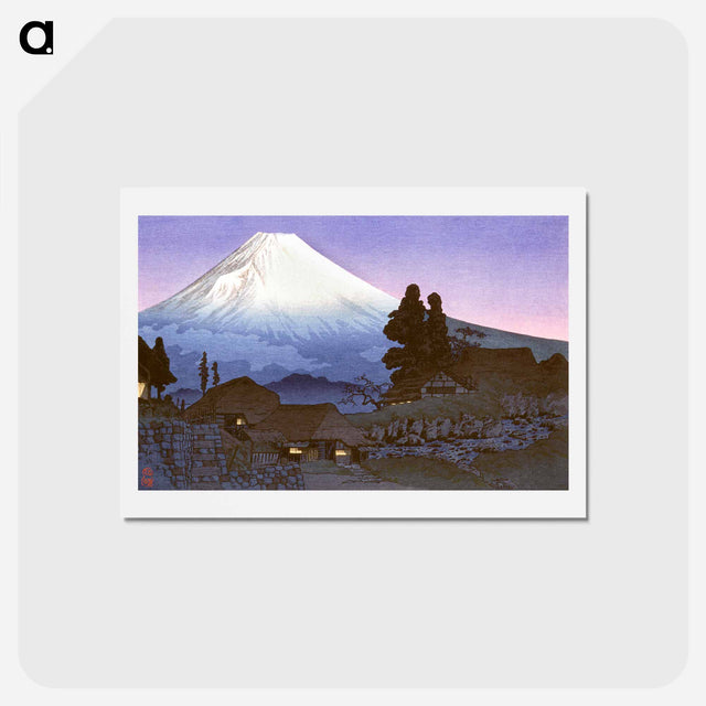 アートポストカード-Mikuhō (Fuji) - 高橋 宏明 Postcard.
