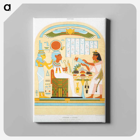 アートパネル-Sacrifice to Osiris
 - エジプト美術史 Canvas.