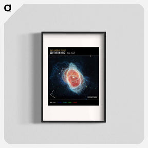 アートポスター-Southern Ring Nebula
 - ジェームズ ウェッブ宇宙望遠鏡 Poster.
