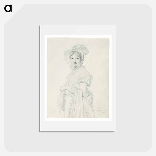 Portrait of a Young Woman
 - ジャン オーギュスト ドミニク アングル Postcard.
