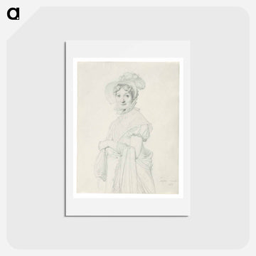 Portrait of a Young Woman
 - ジャン オーギュスト ドミニク アングル Postcard.