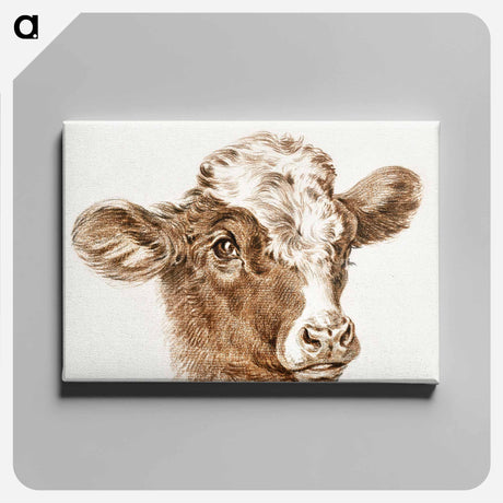 アートパネル-Head of a cow - ジャン ベルナール Canvas.