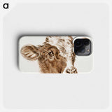 Head of a cow - ジャン ベルナール Phone Case.