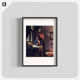 The Geographer - Johannes Vermeer Poster.