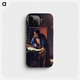 The Geographer - ヨハネス フェルメール Phone Case.