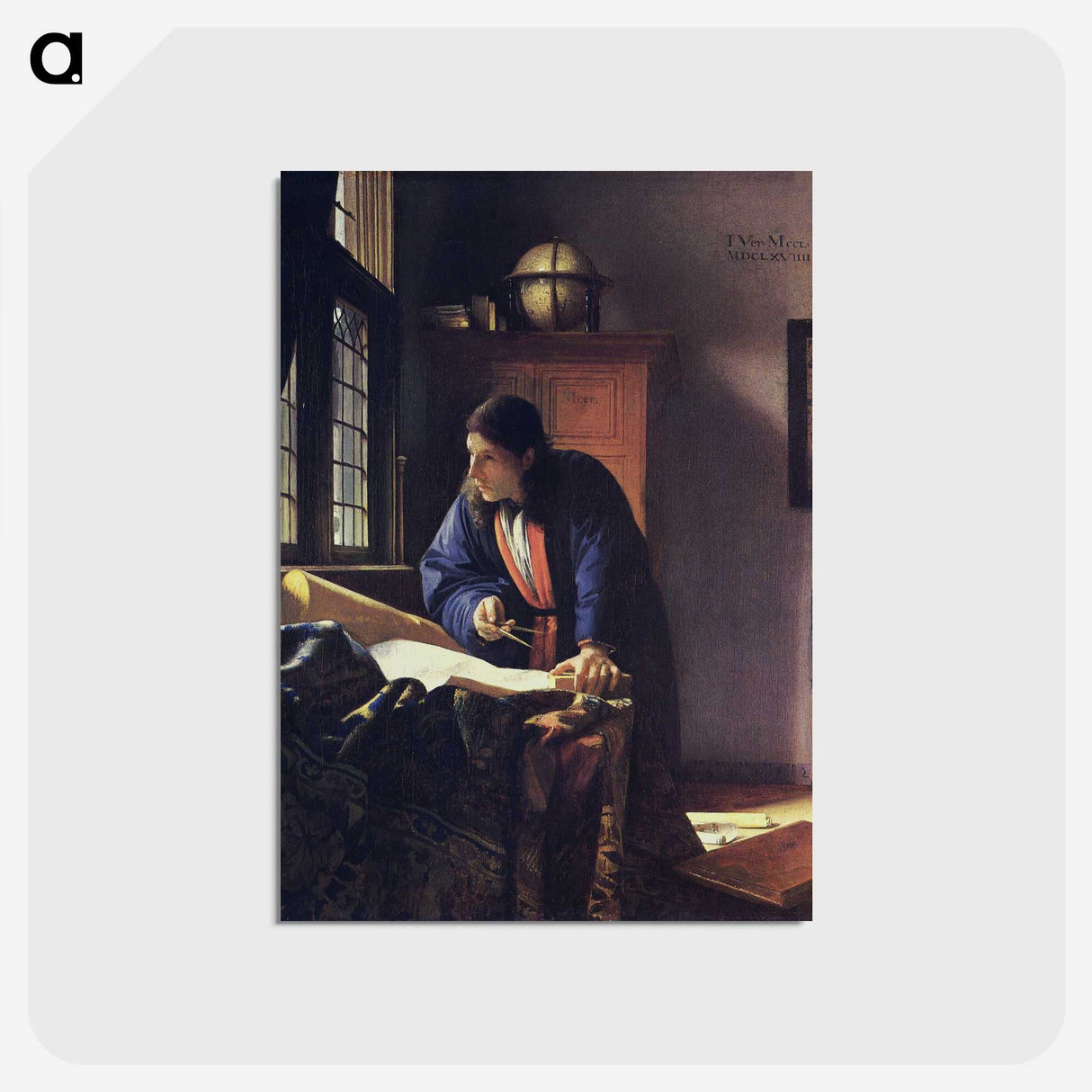 1-18_Johannes-Vermeer_postcard