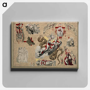 アートパネル-Victorian Blood Book
 - ジョン ビングリー ガーランド Canvas.