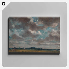 アートパネル-Extensive Landscape with Grey Clouds
 - ジョン コンスタブル Canvas.