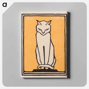 アートパネル-Sitting cat - ユリー デ フラーハ Canvas.