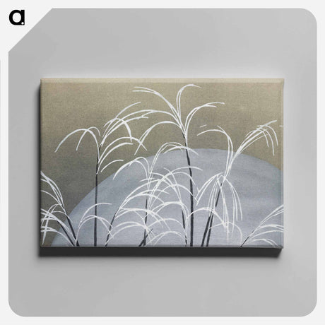 アートパネル-Frost from Momoyogusa–Flowers of a Hundred Generations - 神坂 雪佳 Canvas.