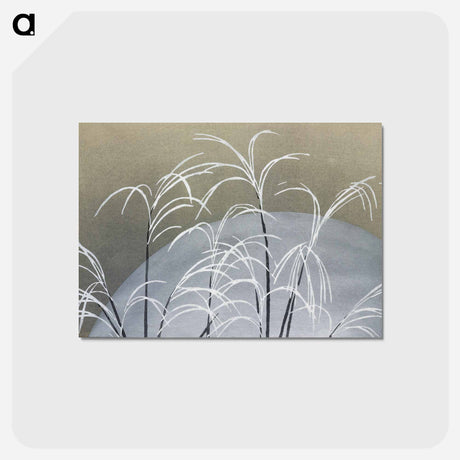 アートポストカード-Frost from Momoyogusa–Flowers of a Hundred Generations - 神坂 雪佳 Postcard.