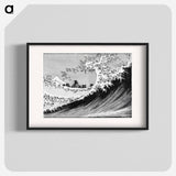 Hokusai's One Hundred Views of Mount Fuji - Katsushika Hokusai Poster.