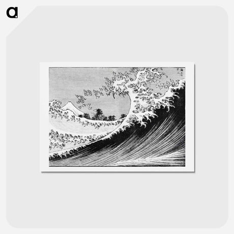 アートポストカード-Hokusai's One Hundred Views of Mount Fuji - 葛飾 北斎 Postcard.