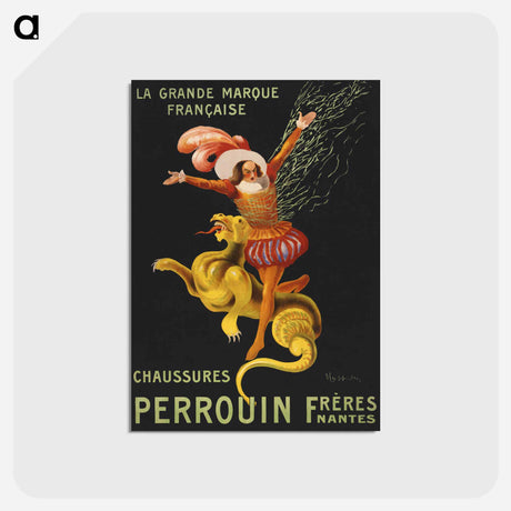 アートポストカード-Chaussures Perrouin frères, Nantes: La grande marque française - レオネット カピエッロ Postcard.