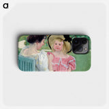 In the Garden - Mary Cassatt Phone Case.