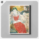 アートパネル-On the pale silver sofa - モーリス ドニ Canvas.